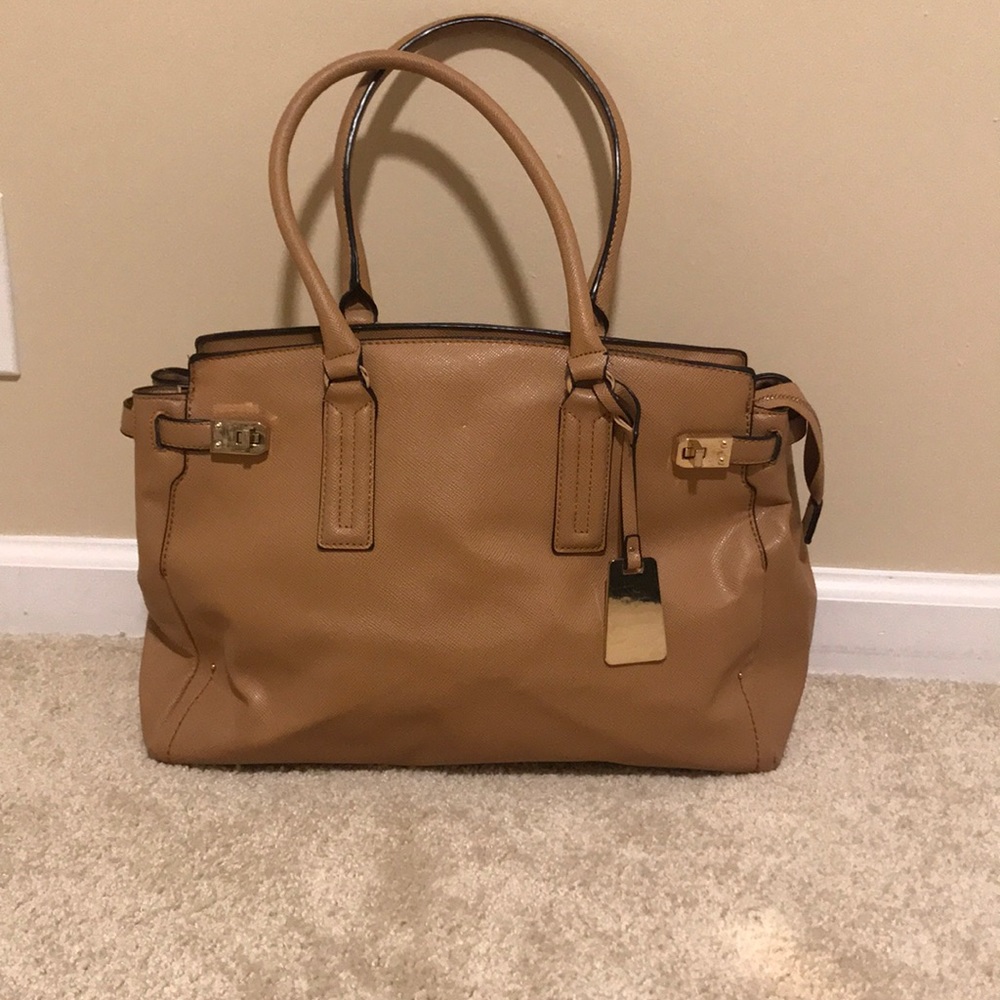Beige handbag